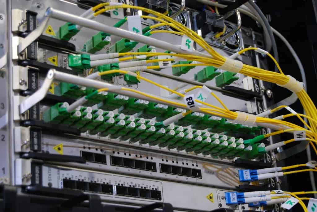 fibre optic telecommunication equipment